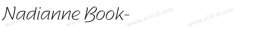 Nadianne Book字体转换